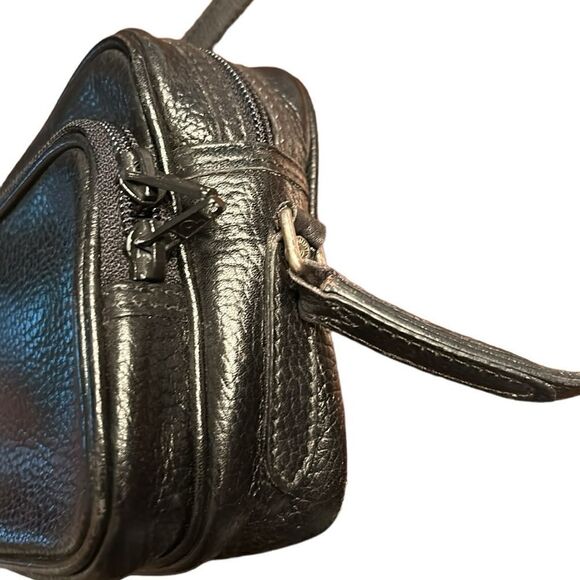 Hunting World Black Leather Crossbody Bag - Picture 5 of 14